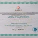 Erickson International sertifikatas